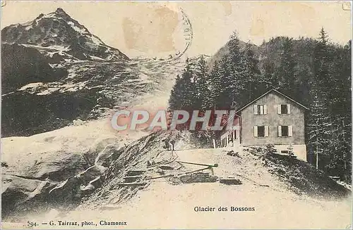 Cartes postales Glacier des Bossons Chamonix