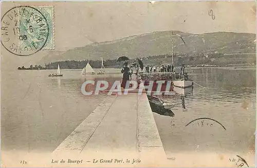 Cartes postales Lac du Bourget Le Grand Port la Jetee