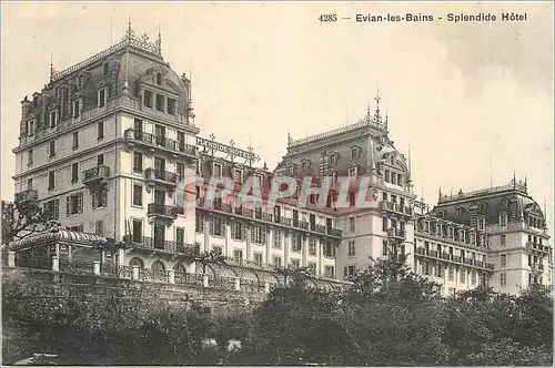 Cartes postales Evian les Bains Splendida Hotel