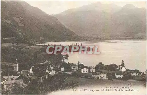 Cartes postales Lac d'Annecy Talloires et le fond du Lac