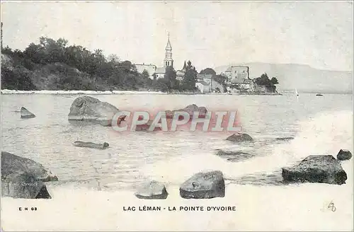 Cartes postales Lac Leman La Pointe d'Yvoire
