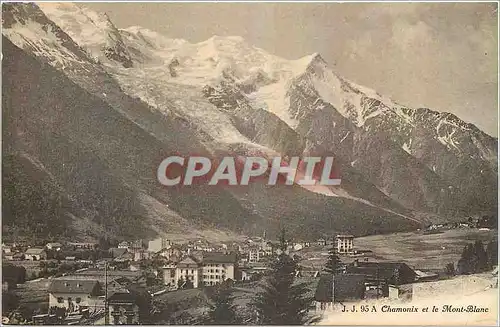 Cartes postales Chamonix et le Mont Blanc