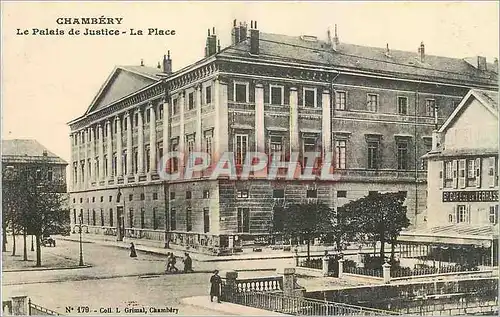 Cartes postales Chambery Le Palais de Justice La Place