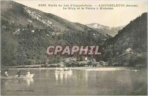 Ansichtskarte AK Bords du Lac d'Aiguebelette Savoie Le Gruy et la Pointe a Michelon