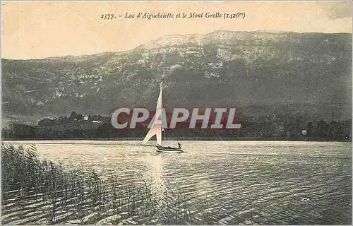 Cartes postales Lac d'Aiguebelette et le Mont Grelle