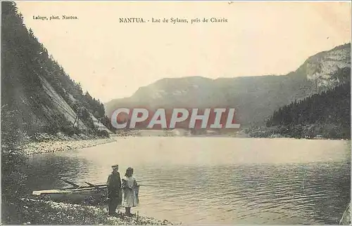 Cartes postales Nantua Lac de Sylans prise de Charix