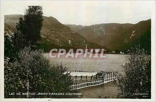 Cartes postales Lac de Nantua Bains Bassin d'Alvinage