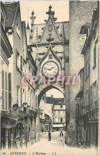 Cartes postales Auxerre L'Horloge