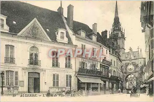 Cartes postales Auxerre L'Hotel de Ville