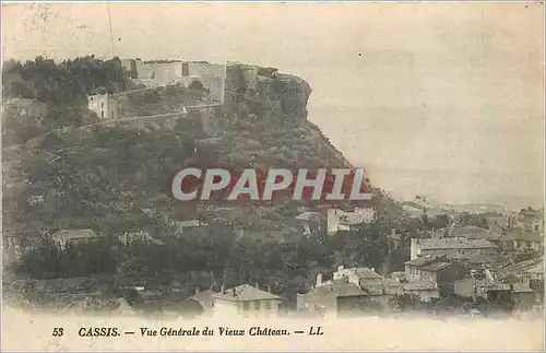 Cartes postales Cassis Vue Generale du Vieux Chateau