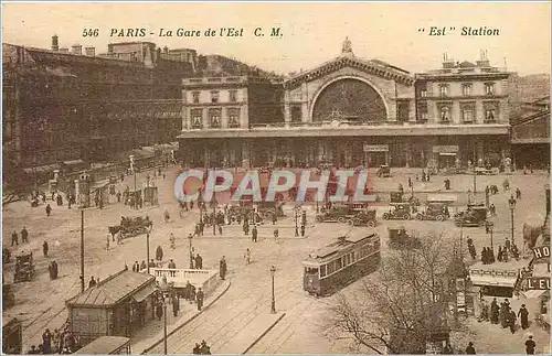 Cartes postales Paris La Gare de l'Est