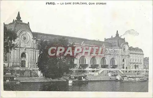 Cartes postales Paris La Gare d'Orleans Quai d'Orsay