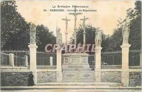 Cartes postales Treguier Calvaire de Reparation