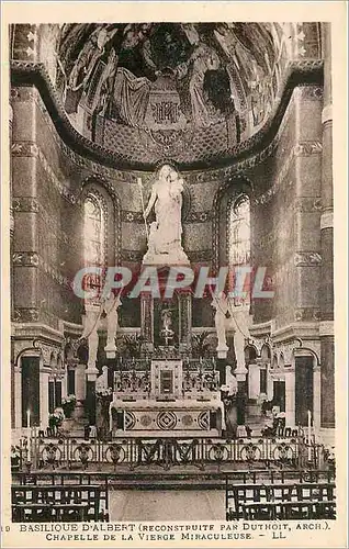 Ansichtskarte AK Basilique d'Albert Chapelle de la Vierge Miraculeuse