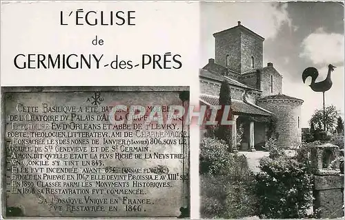 Moderne Karte L'Eglise de Germigny des Pres