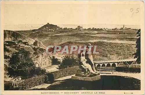 Cartes postales Saint Brieuc Monument Anatole Le Braz