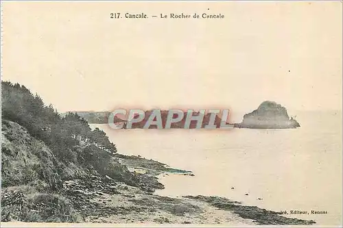 Cartes postales Cancale Le Rocher de Canvale