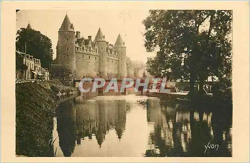 Cartes postales Josselin Morbihan Facade Occidentale du Chateau