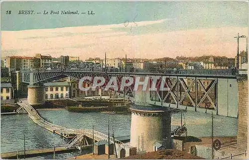 Cartes postales Brest Le Pont National