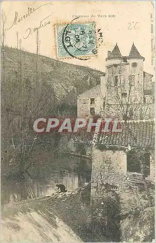 Cartes postales Chateau de Vers Lot