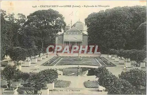 Cartes postales Chateauneuf sur Loire Loiret Esplanade de l'Orangerie