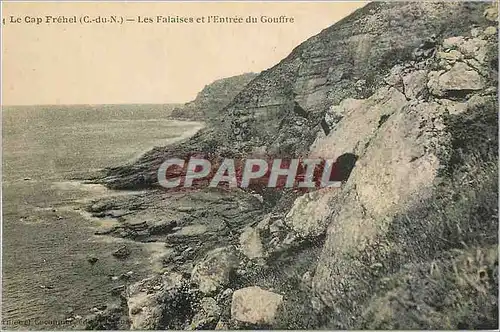 Cartes postales Le Cap Frehel C du N Les Falaises et l'Entree du Gouffre