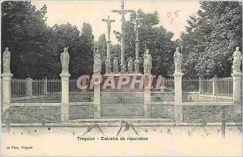 Cartes postales Treguier Calvaire de Reparation