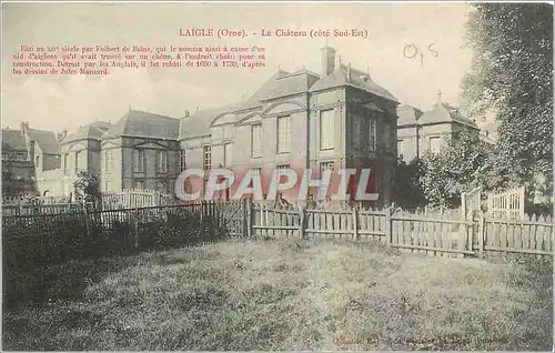 Cartes postales Laigle Orne Le Chateau cote Sud Est