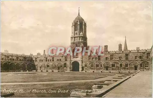 Cartes postales Oxford Christ Church Tom Quad