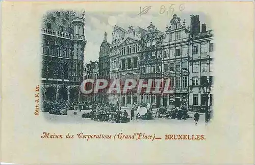 Ansichtskarte AK Maison des Corporations Grand Place Bruxelles
