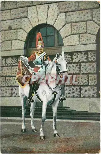 Cartes postales Trumpeter and Life Guards Militaria