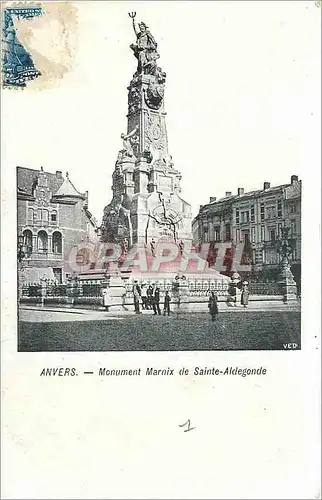 Cartes postales Anvers Monument Marnix de Sainte Aldegonde