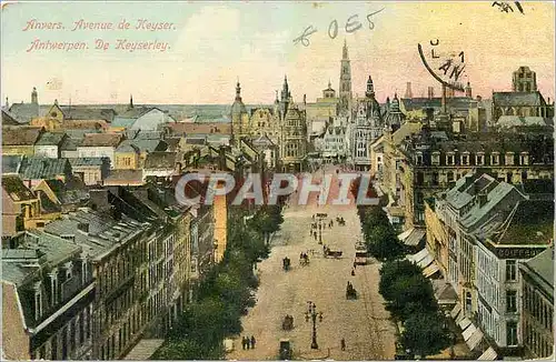 Cartes postales Anvers Avenue de Keyser