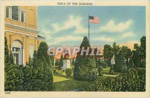 Cartes postales Vista of the Gardens