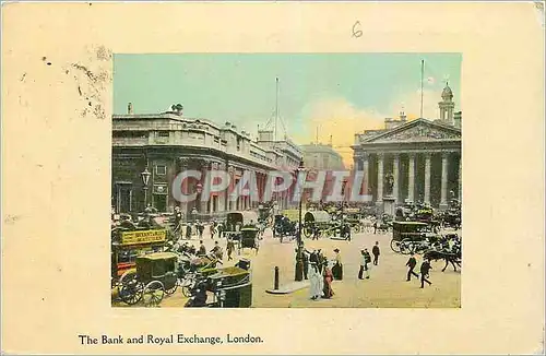 Cartes postales The Bank and Royal Exchange London