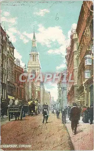 Cartes postales Cheapside London