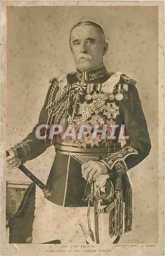 Cartes postales Sir John French Commander of the British Forces