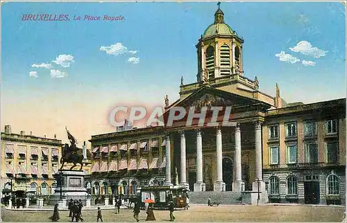 Cartes postales Bruxelles La Place Royale