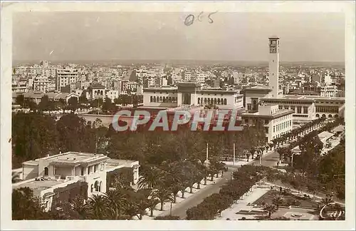 Ansichtskarte AK Casablanca Le Boulevard Gouraud et les batiments adminiseratils