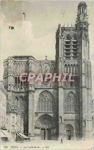 Cartes postales Sens La Cathedrale