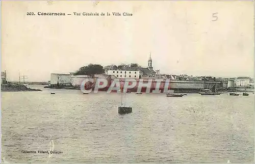 Cartes postales Concarneau Vue Generale de la Ville Close