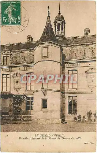 Cartes postales Le Grand Andely Tourelle d'Escalier de la Maison de Thomas Corneille