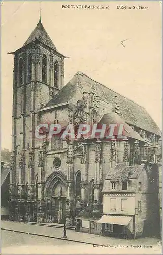 Cartes postales Pont Audemer Eure L'Eglise St Ouen