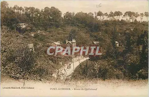 Cartes postales Pont Audemer Route de Quilleboeuf
