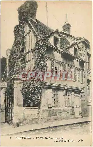 Ansichtskarte AK Louviers Vieille Maison rue de l'Hotel de Ville