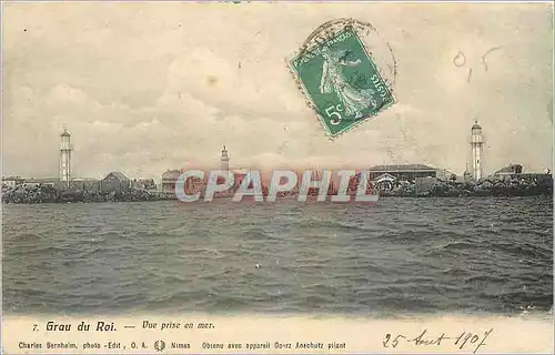 Cartes postales Grau du Roi Vue prise en mer