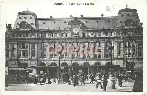 Cartes postales Paris Gare Saint Lazare