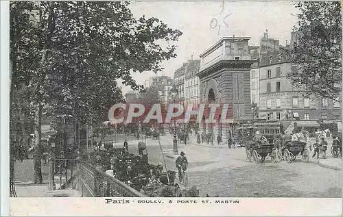 Ansichtskarte AK Paris Boulev Porte St Martin