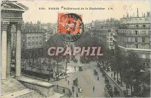 Cartes postales Paris Boulevard de la Madeleine