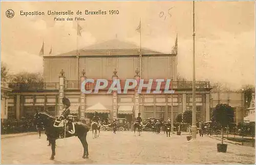 Cartes postales Exposition Universelle de Bruxelles Palais des Fetes